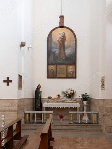 Foto Chiesa di San Benedetto Abate,  church of the '30s in a rationalist architectura