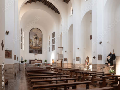 Photos Chiesa di San Benedetto Abate,  church of the '30s in a rationalist architectura