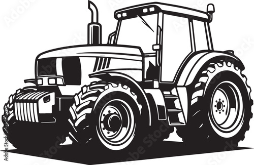 modern traktor vector symbol