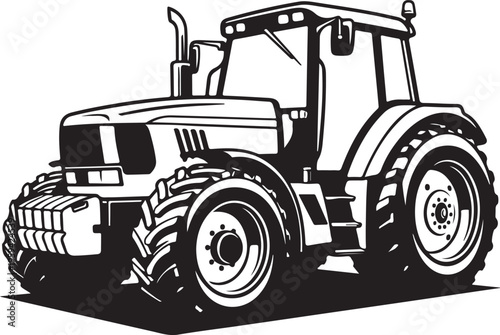 modern traktor vector symbol