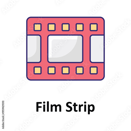 Film Strip Vector icon which can easily modify or edit