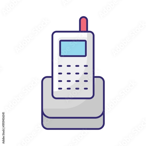 Walkie Talkie Vector icon which can easily modify or edit