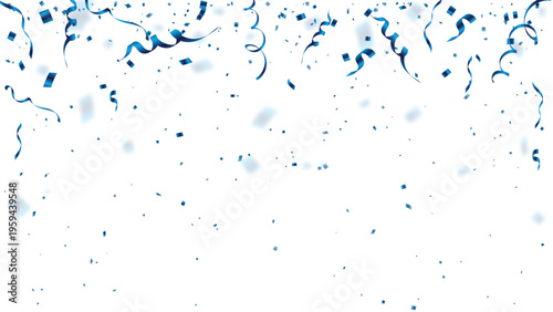royal blue Confetti, Transparent PNG, Celebration Background