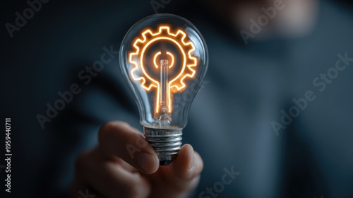 Obraz na płótnie Centered on creativity and problem-solving, it explains how developing new approaches and technologies helps organizations improve performance and address evolving challenges. 
