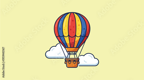 Colorful Hot Air Balloon Ride 1.