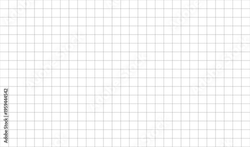 Seamless Square Grid Paper Background, Minimal Wide Graph Pattern for Writing Space and Design