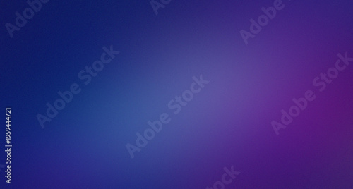 Foto Cosmic Blue Purple Gradient Abstract Background with Grain