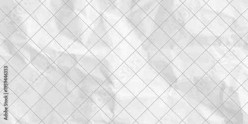 Recycled crumpled white paper texture or paper background for design with copy space for text or image