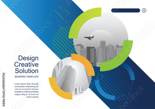 Template vector design for Brochure, Annual Report, Web design Poster, Corporate Presentation, Flyer, layout modern with size horizontal, Easy to use and edit.