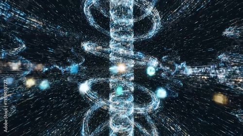 abstract blue background with bubbles