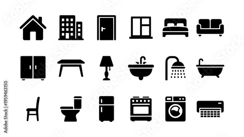 Furnitures Icon Sheet