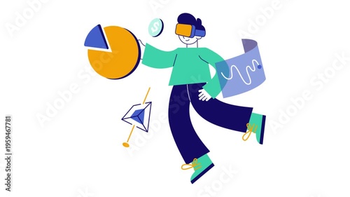 Virtual Reality Business Animation MP4 File		