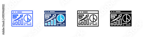 Dashboard Multi Style Icon Set Vector 