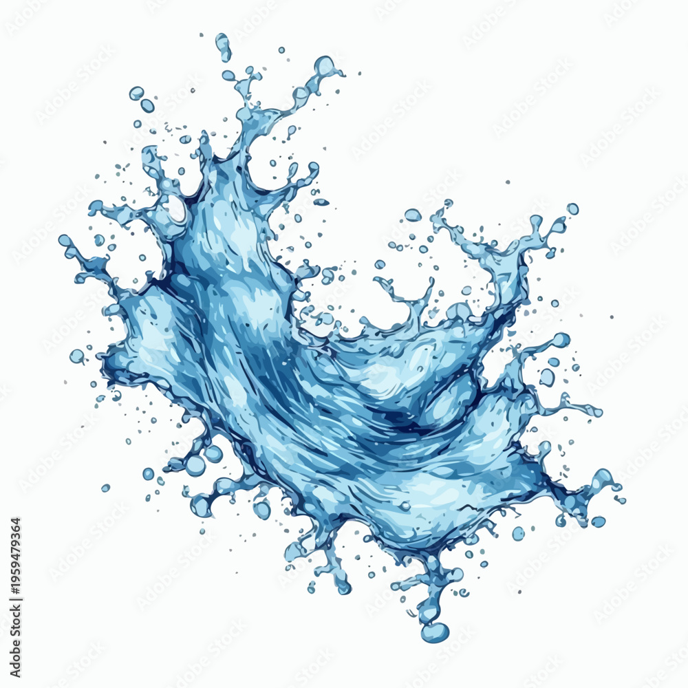 Obraz premium Water Design Very Cool
