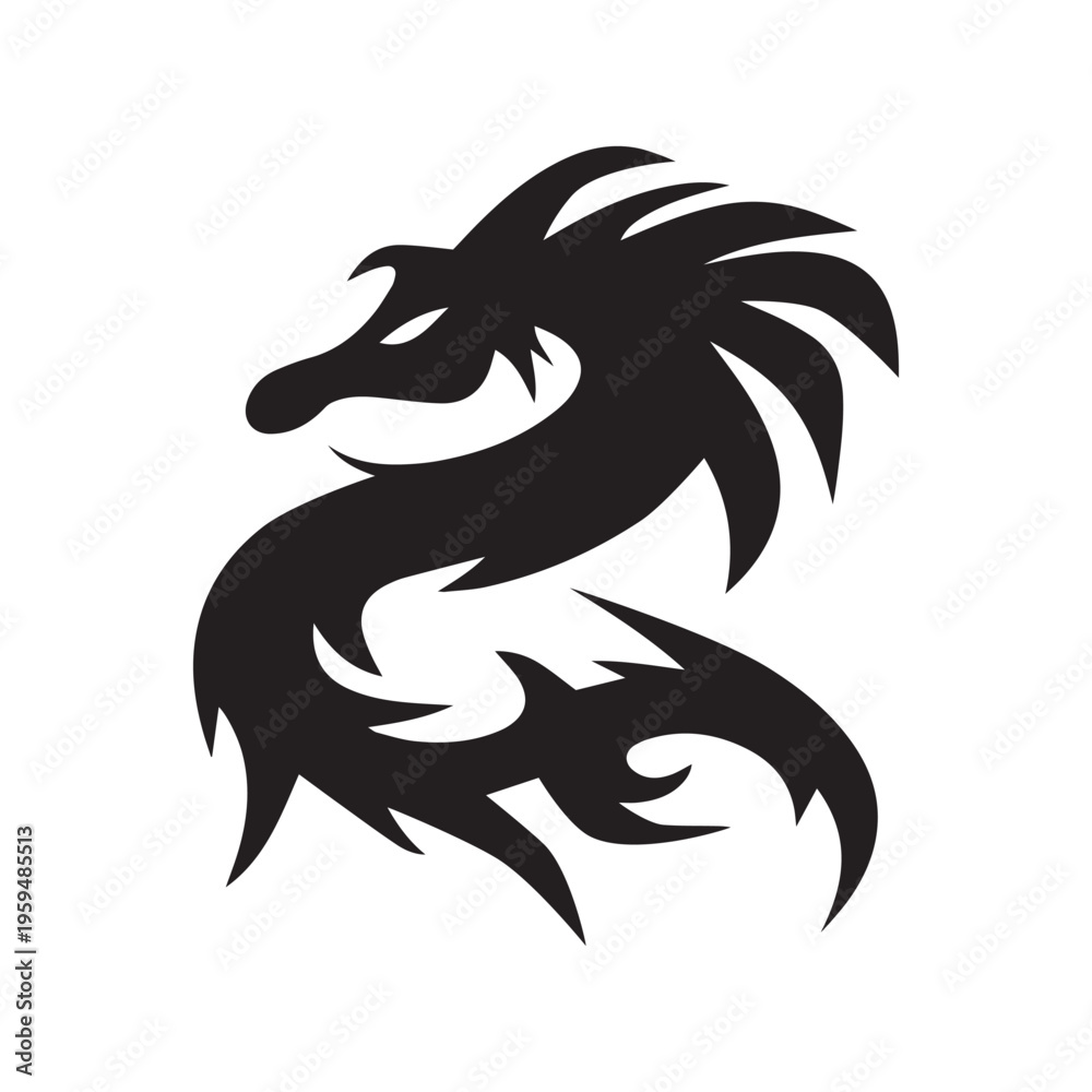 Obraz premium a dragon tattoo 