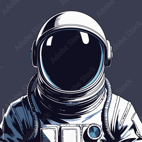 realistic astronaut vector image