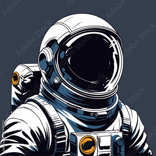 realistic astronaut vector image
