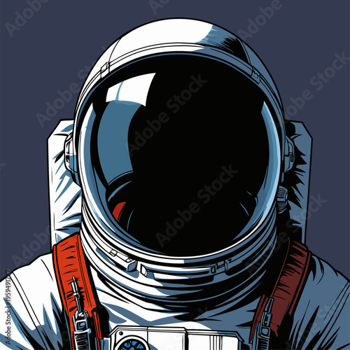realistic astronaut vector image