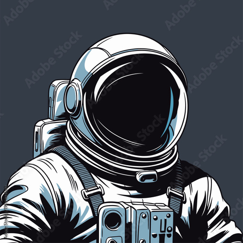 realistic astronaut vector image