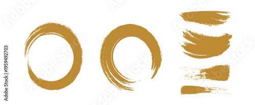 ブラシストロークの素材