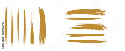 筆の筆跡テクスチャー