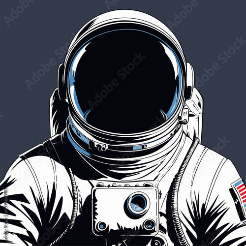 realistic astronaut vector image