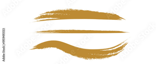 筆の筆跡テクスチャー