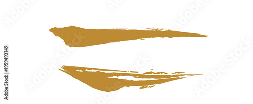 筆の筆跡テクスチャー