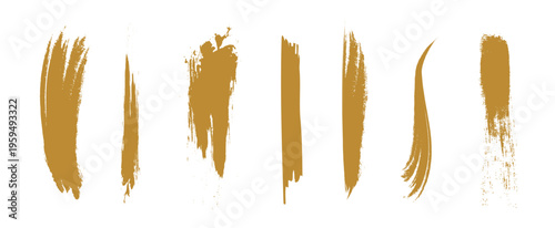 筆の筆跡テクスチャー