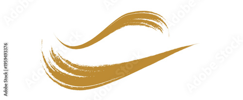 筆の筆跡テクスチャー