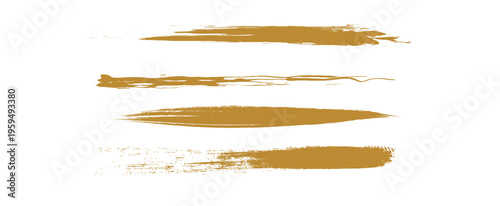 筆の筆跡テクスチャー