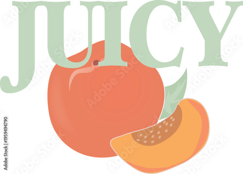 peach peaches fruit juicy Orange cali california Malibu abstract postcards citrus cute  trending Script Slogan Graphic Positano Amalfi Sorrento Tee t-shirt logo artwork typography tote badge emblem cr