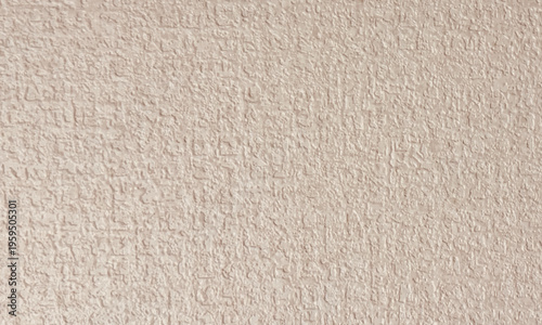 温かみのあるベージュの塗り壁テクスチャ。漆喰や珪藻土のようなナチュラルな質感