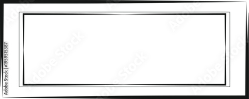 A clean, modern graphic frame border with a glossy silver outline defines a crisp white space, rendered digitally.