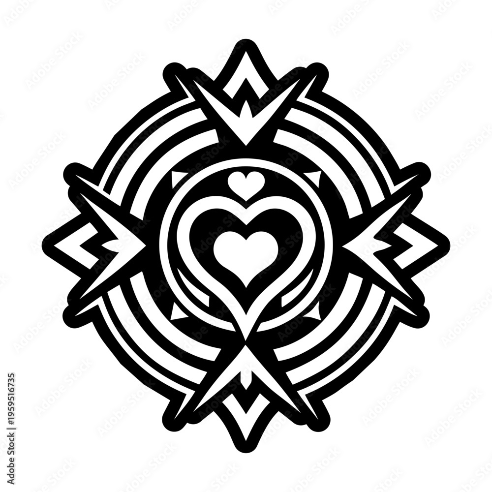 Fototapeta premium A glyph icon of sigil manifestation