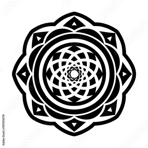 An icon of divine geometry