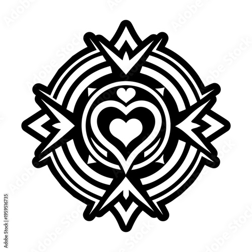 A glyph icon of sigil manifestation