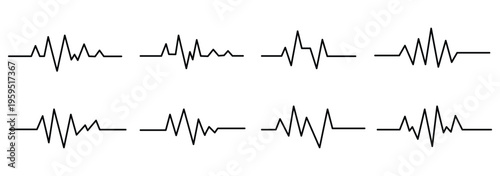 Heart beat pulse line with love symbol for medical health care cardiology branding vector illustration design