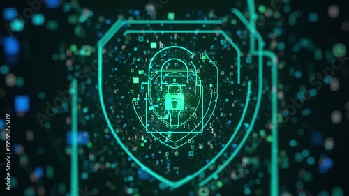 cyber security padlock symbolizes the protection and safeguarding of digital assets and information against unauthorized access, cyber threats, and malicious activities

