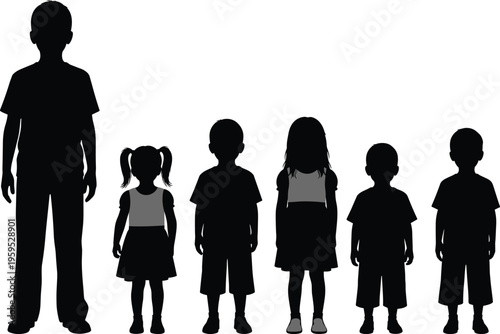 Silhouettes of male and female basketball players in various action poses, dribbling, shooting, dunking, and defending, isolated on white background