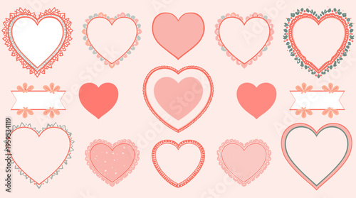 A minimalist illustration featuring a curved line with geometric shapes on a soft pink background, conveying creativity and modernity.