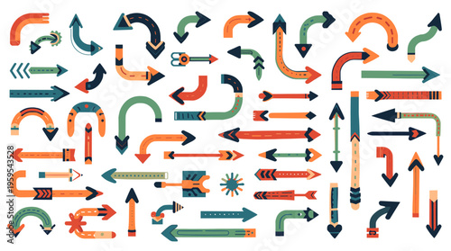 A stylized illustration of curved arrows pointing in opposite directions, conveying contrasting ideas or choices in a business or creative context.