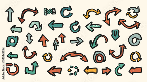 A simple, stylized emoticon with a smiling face and arrows, conveying a friendly and approachable mood, suitable for use in digital communication, mar