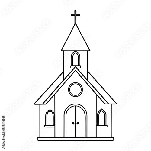 A quaint little church with rustic charm, white walls, and a cozy steeple sits peacefully amid trees, offering a quiet refuge filled with warmth, history, and gentle spiritual grace.
