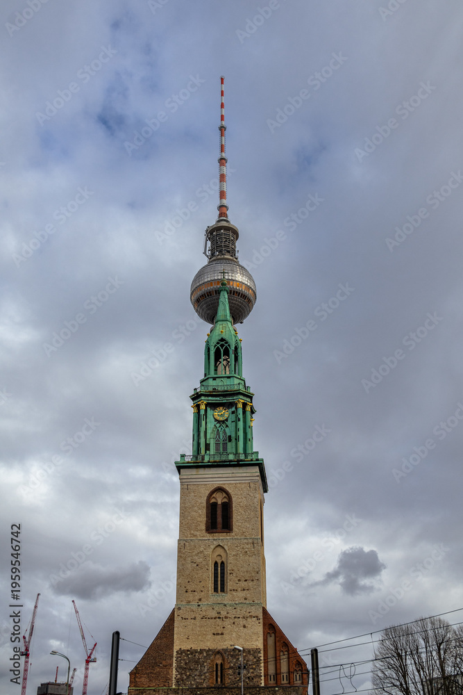 Obraz premium Berlin Cathedral Tower