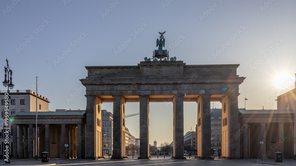 Fototapeta premium Berlin's Brandenburg Gate