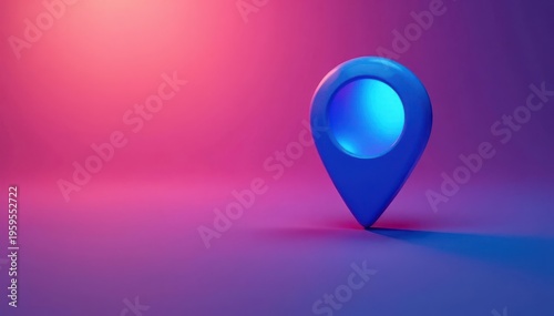 Free Download Modern flat design location pin, vibrant blue color , pin, coordinate - GFXLoad