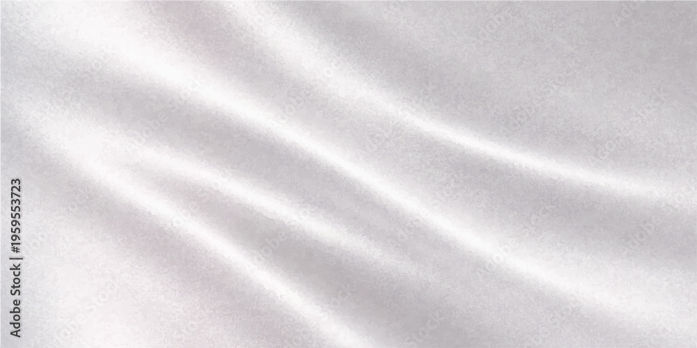 Fototapeta premium Soft, flowing fabric in a clean, elegant design, inviting a sense of calm and refinement. The delicate folds and gentle undulations create a textural interplay.
