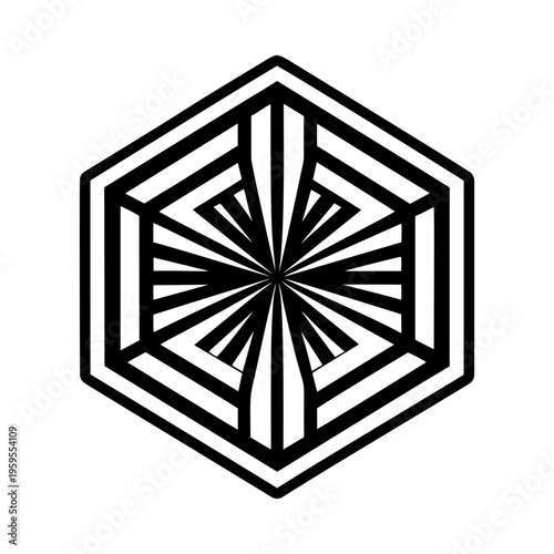 A filled style icon of dimensional rift symbol