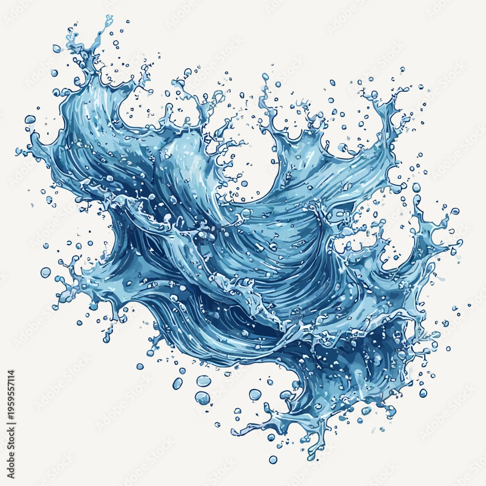Obraz premium Water Design Very Cool